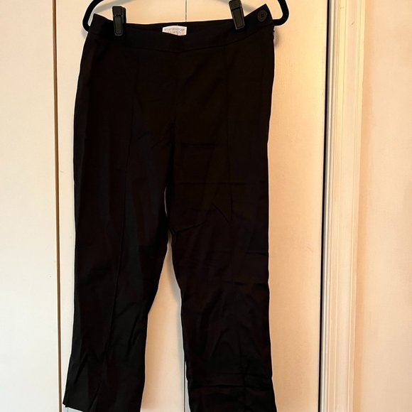 Worthington Stretch Crop Pants - Black - 10 - Picture 1 of 6